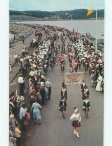 Pre-1980 MARCH OF THE 100 PIPERS BAND Cape Breton - Near Sydney NS E7979