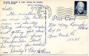 DE - Rehoboth, Fountain at Night