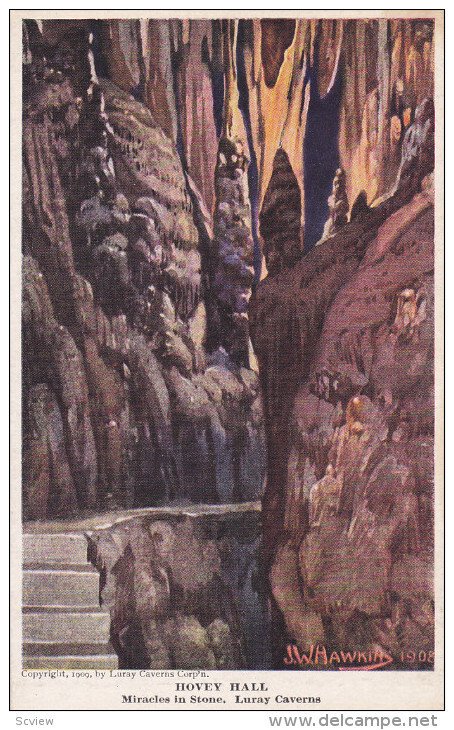 AS: J. W. Hawkins, Hovey Hall, Miracles in Stone, Luray Caverns, Virginia, 30...