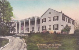 West Virginia Lewisburg General Lewis Hotel Albertype