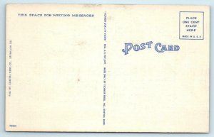 2 Military Postcards CAMP STEWART, Savannah, GA ~ Headquarters & MESS HALL 1940s