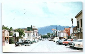 WINNEMUCCA, NV Nevada ~ STREET SCENE Cool c1950s Cars Humboldt County  Postcard