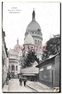 Postcard Old Paris Rue de la Barre Montmartre