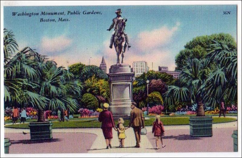 Washington Monument, Public Gardens, Boston MA