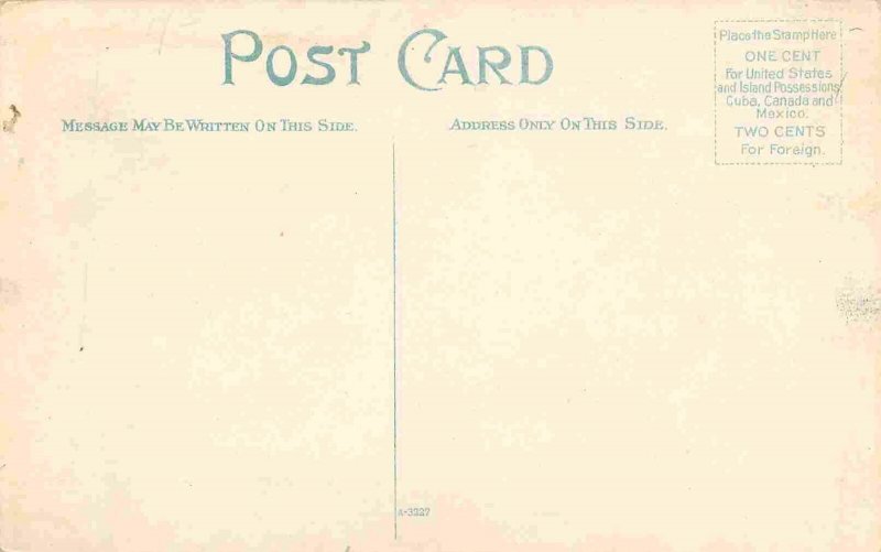 Post Office Parkersburg West Virginia 1910c postcard