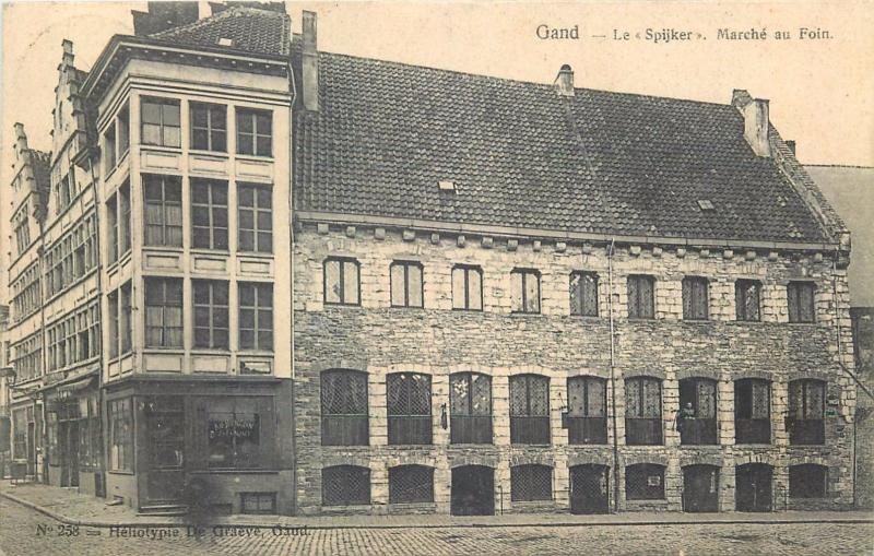 Gand - Le  Spijker  Marche au Foin Belgium 1905 magasin store shop 