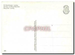 Postcard Old St. Goar und Burg Rheinfels