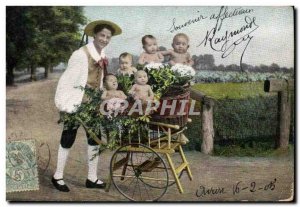 Old Postcard Fun Children Bebe