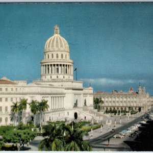 c1953 Havana Cuba Capitol Building Postcard RTC-13 Mirro-Krome Crocker Dome