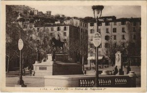 CPA Ajaccio Statue de Napoleon 1er CORSICA (1077646)