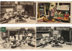 CARPET MAKING NORTH AFRICA 24 Vintage Postcards (L3346)