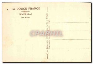 Old Postcard Nimes Gard Les Arenes