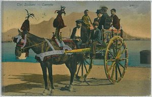 26524 vintage postcard PALERMO / SICILIA - Sicilian cart 1908-