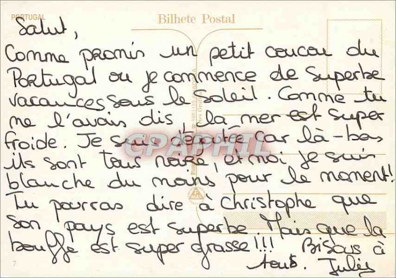 Postcard Modern Holidays in Portugal