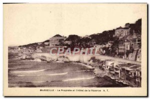 Old Postcard Marseille The Prophet and & # 39Hotel the Reserve