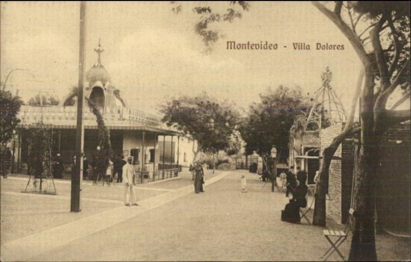 Montevideo Villa Dolores c1910 Postcard