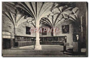 Old Postcard Lisboa Cloister of Jeronimos da Egreja