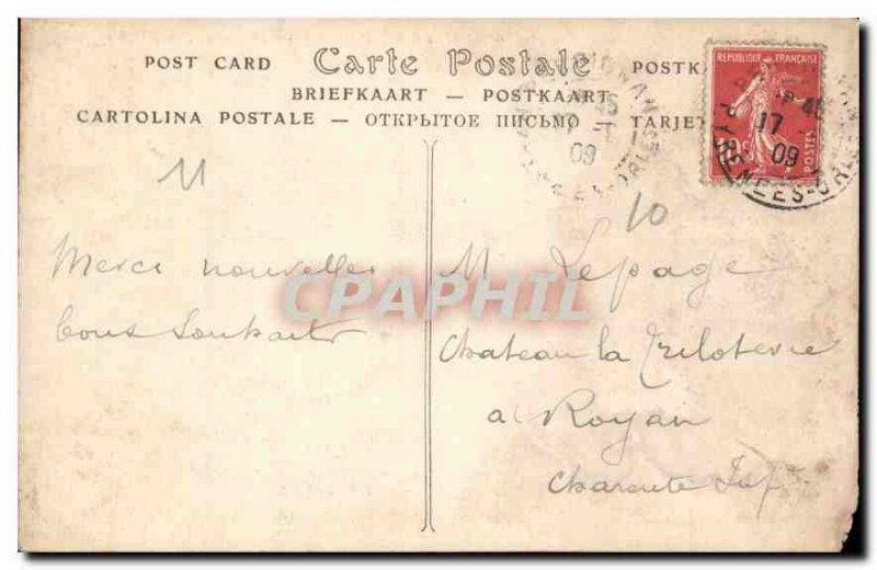 Postcard Old Cite Carcassonne Chateau