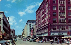 Sioux City, Iowa - The Martin Hotel downtown on Pierce Street - in the 1950s