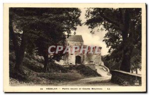 Postcard Old New Gate Vezelay Learning Bouveau