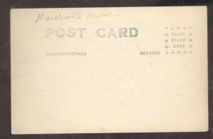 RPPC MARSHALL MINNESOTA DOWNTOWN STREET SCENE STORES 19 1911 REAL PHOTO POSTCARD