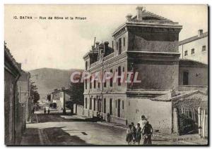 Postcard Old Prison Algeria Batna and Bone Prison Street