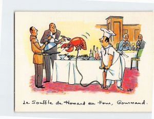 Postcard Le Souffle de Nomard an Foum Gourmand The Queen Elizabeth Canada