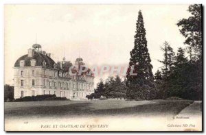 Old Postcard Park and chaetau of Chevrerny
