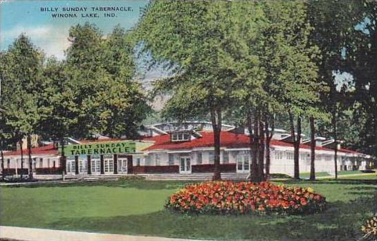 Indiana Winona Lake Billy Sunday Tabernacle