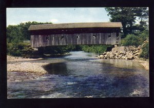 Arlington, Vermont/VT Postcard, Old Wooden Covered Bridge