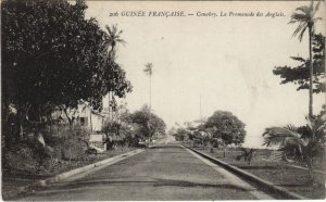 PC CONAKRY PROMENADE DES ANGLAIS FRENCH GUINEA (a28703)