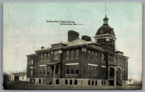 Postcard Kirksville MO c1910s Kirksville High School Adair County