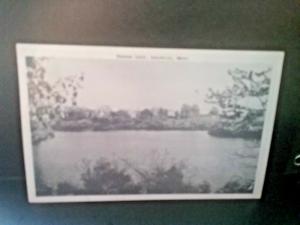 Postcard  SHAWME LAKE in Sandwich MA RPPC