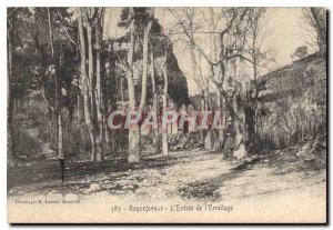 Old Postcard Roquefavour L'Entree Hermitage