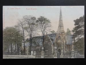 London EAST BRIXTON St Judes Church DULWICH ROAD c1905 Postcard by H. Smith
