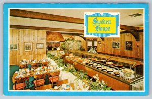 Sweden House Smorgasbord, Florida, Vintage Chrome Postcard