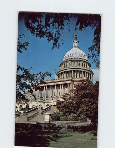 Postcard Dome of Capitol Building at Washington DC