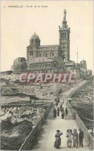 Postcard Old Marseille N D of the Guard