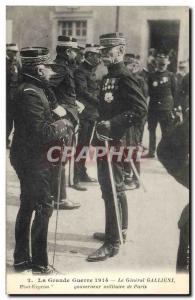 Postcard Former Army General Gallieni
