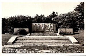 Kentucky Harrodsburg Federal Monument Pioneer Memorial State Park Real Photo