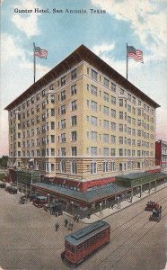 Postcard Gunter Hotel San Antonio Texas