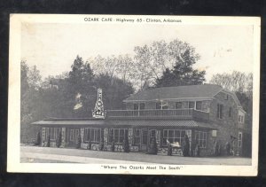 CLINTON ARKANSAS OZARK CAFÉ RESTAURANT VINTAGE ADVERTISING POSTCARD