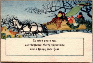 VINTAGE CHRISTMAS GREETING CARD CON-2