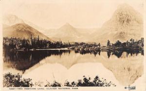 Glacier National Park Montana Two Medicine Lake Real Photo Postcard K62895 