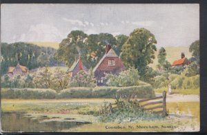 Sussex Postcard - Coombes, Nr Shoreham   RS10824