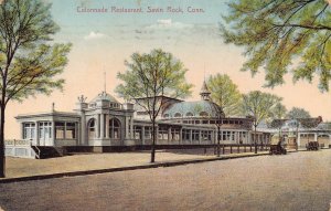 Colonnade Restaurant Savin Rock Connecticut 1908 postcard