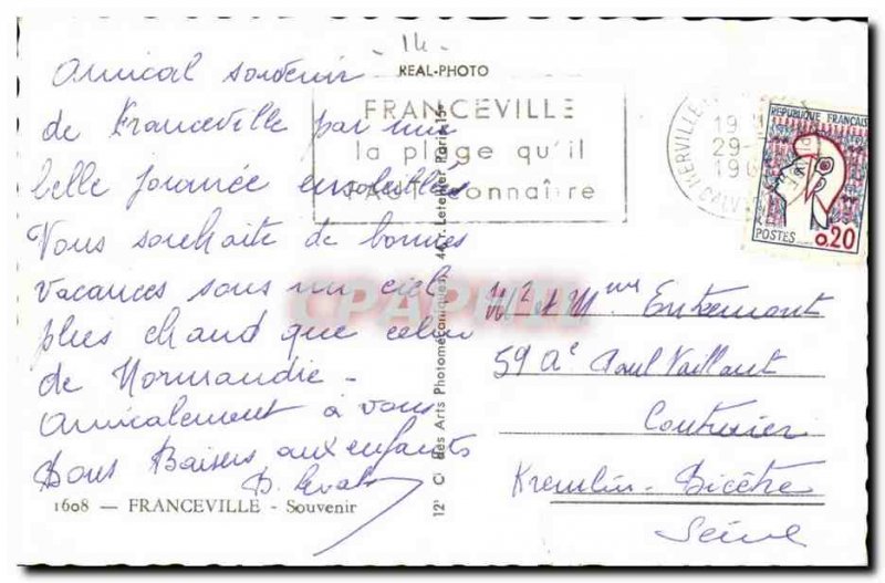 Modern Postcard Franceville