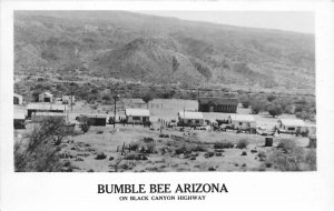 Postcard RPPC 1950s Arizona Bumble Bee Black Canyon Highway AZ24-2125