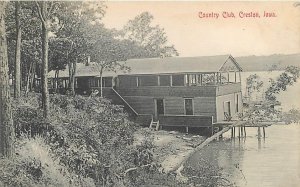 CRESTON, Iowa IA ~ COUNTRY CLUB  1910  Union County   Postcard