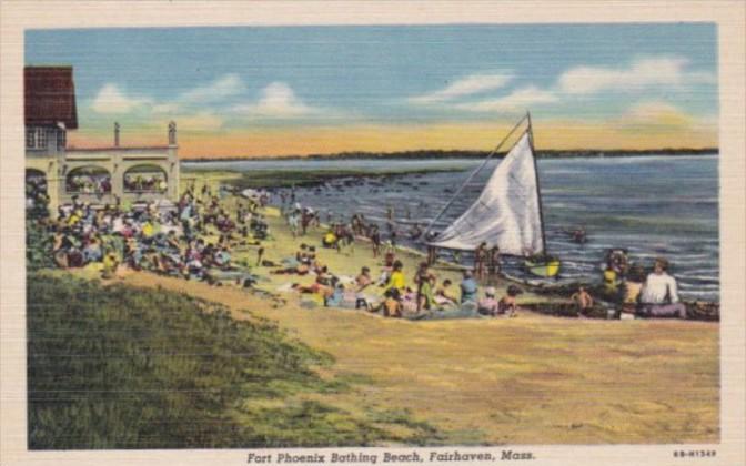 Massachusetts Fairhaven Fort Phoenix Bathing BeachCurteich